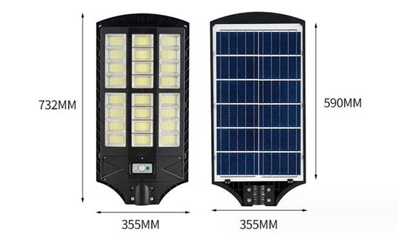 100W 屋外路灯,LED 太陽光運動センサーライト IP65 防水